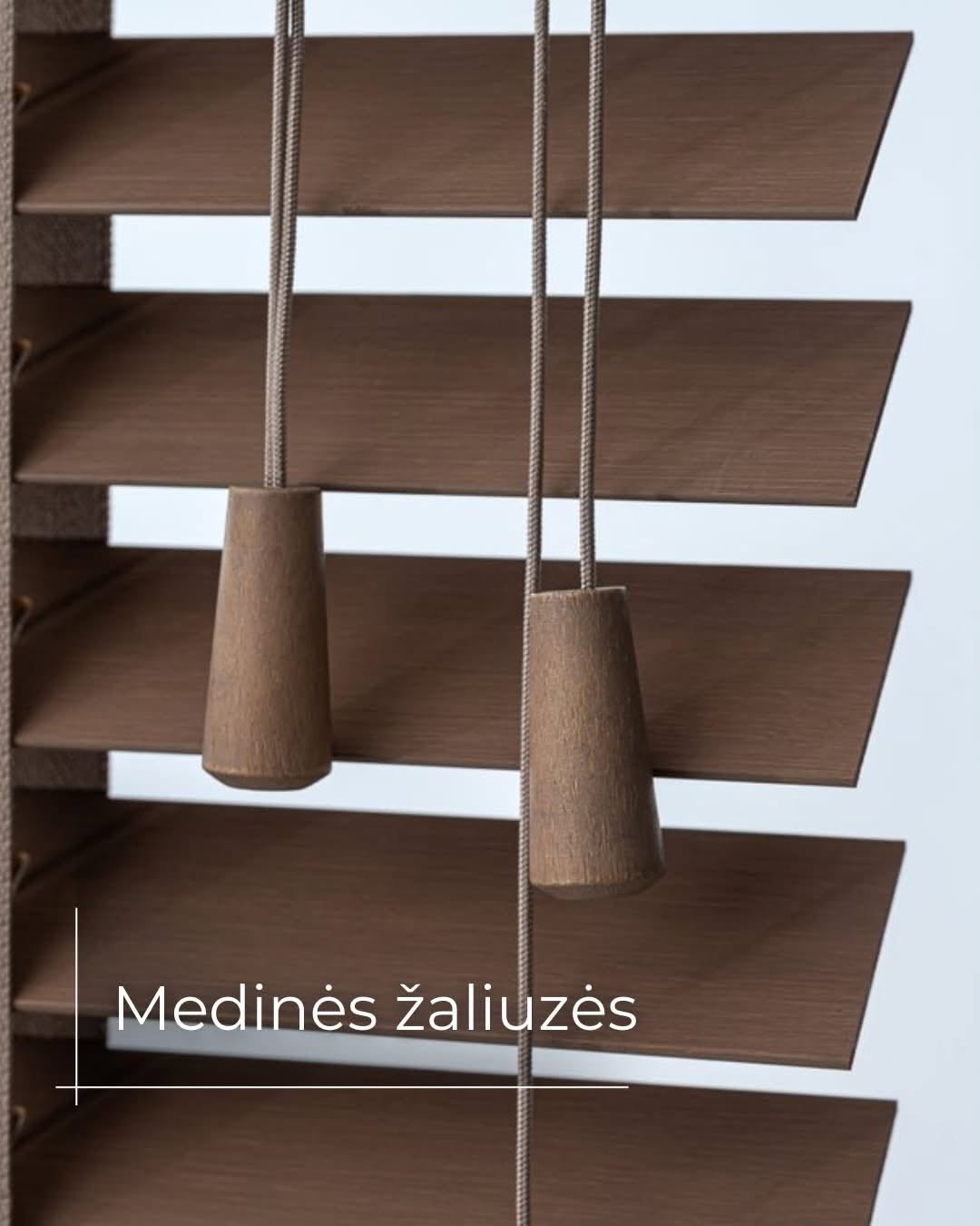 Medinės žaliuzės